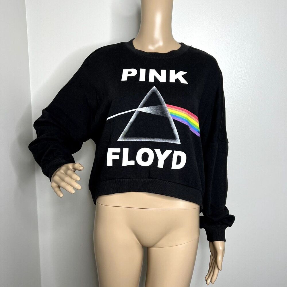 Pink Floyd Logo Long Sleeve Crewneck Top